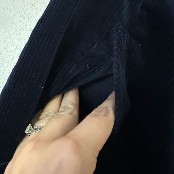 Veronica Beard Dova Corduroy Wide Leg Crop Pants Sz 4 - Picture 5 of 10